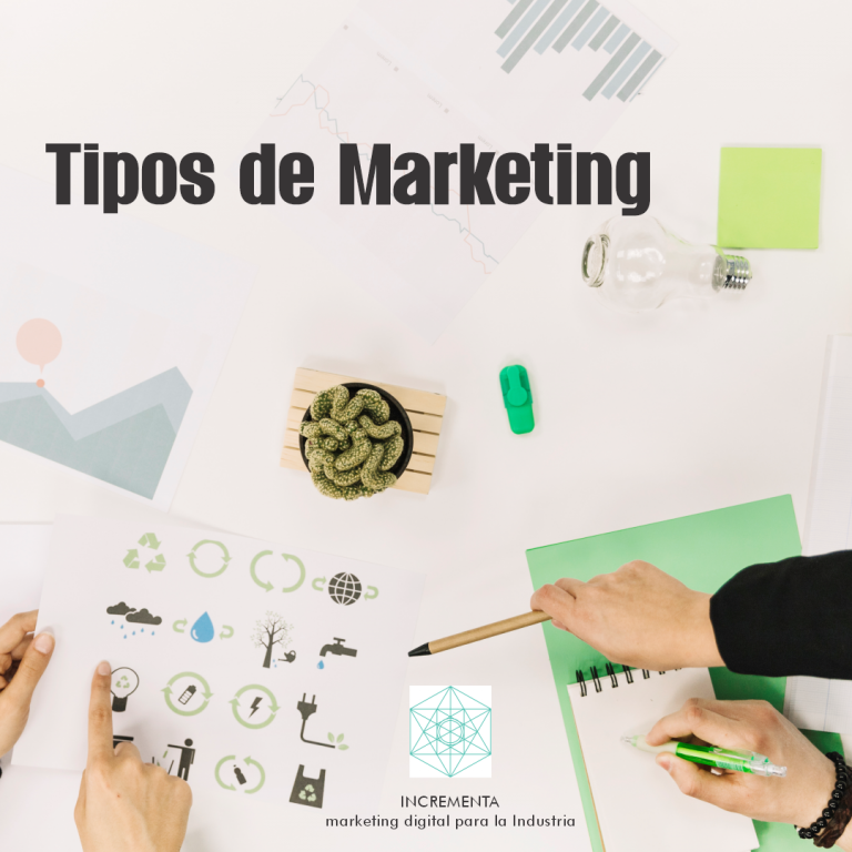tipos de marketing de la pagina incrementa agencia de marketing digital en cdmx